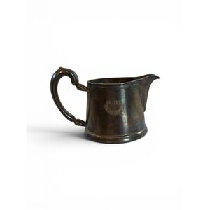Vtg Antique Christofle Hotel Palais d'Orsay Paris Silver Plate Creamer Pitcher